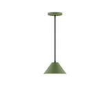 Axis 1 Light Small Cone Pendant 76 Inch Tall by Montclair Light Works - PEB421