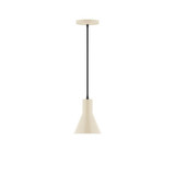 Axis 1 Light Mini Flared Cone Pendant 79 Inch Tall by Montclair Light Works - PEB436