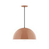 Axis 1 Light Etched Glass Large Dome Pendant by Montclair Light Works - PEB433-G15
