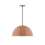 Axis 1 Light Etched Glass Large Dome Pendant by Montclair Light Works - PEB433-G15