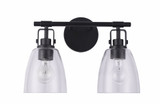 Brilliance 2 Light Vanity Light by Brio - BRI802