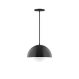 Axis 1 Light Etched Glass Medium Dome Pendant by Montclair Light Works - PEB432-G15