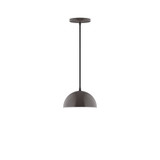 Axis 1 Light Small Dome Pendant 76 Inch Tall by Montclair Light Works - PEB431