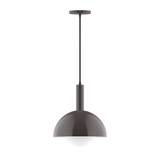 Stack 1 Light Dome Medium Pendant 84 Inch Tall by Montclair Light Works - PEBX471-G15