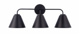 Loft Lantern 3 Light Vanity Light by Brio - LL803