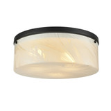Bessemer 3 Light Flush Mount 6 Inch Tall and 16 Inch Wide by DVI - DVP32138