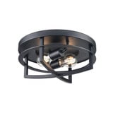 Five Points 2 Light Outdoor Flush Mount 5.5 Inch X 12.75 Inch Wide by DVI - DVP29974