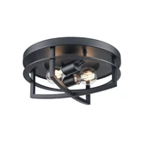 Five Points 2 Light Outdoor Flush Mount 5.5 Inch X 12.75 Inch Wide by DVI - DVP29974