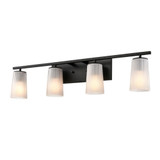 Luca 4 Light Bath Vanity 7.75 Inch Tall and 33.5 Inch Wide by DVI - DVP31344