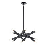 Kestrel 12 Light Pendant 6.5 Inch Tall and 22 Inch Wide by DVI - DVP30649