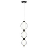 Glimmer 30W 1 LED Pendant 22 Inch Tall and 6.75 Inch Wide by DVI - DVP34910
