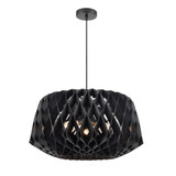 Lac St Jean 3 Light Pendant 12 Inch Tall and 23.75 Inch Wide by DVI - DVP36724