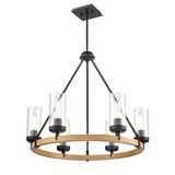 Okanagan 6 Light Pendant 29 Inch Tall and 24 Inch Wide by DVI - DVP38626