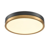 Temagami 30W 1 LED Flush Mount 2.5 Inch Tall and 16 Inch Wide by DVI - DVP39352