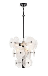 Carousel 8 Light Pendant 22.5 Inch Tall and 15.5 Inch Wide by DVI - DVP36520