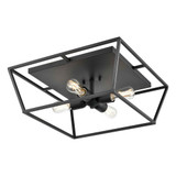Cabot Trail 4 Light 18 Inch Wide Semi Flush Mount by DVI - DVP43812