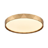 Dawson 5CCT LED Flush Mount 2.8 Inch Tall and 19 Inch Wide by DVI - DVP44148-5CCT