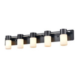Tuxedo 5 Light Bath Vanity 6.5 Inch Tall and 39.25 Inch Wide by DVI - DVP40755