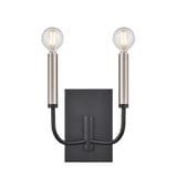 Olivia 2 Light Wall Sconce 10 Inch Tall and 7.25 Inch Wide by DVI - DVP44099