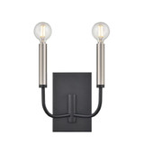 Olivia 2 Light Wall Sconce 10 Inch Tall and 7.25 Inch Wide by DVI - DVP44099