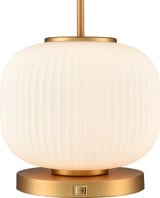 Mount Pearl 1 Light Table Lamp 12.25 Inch Tall and 9.75 Inch Wide by DVI - DVP40017