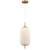Mount Pearl 1 Light Pendant 20 Inch Tall and 7.75 Inch Wide by DVI - DVP40005