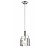 Georgian Bay 1 Light Pendant 11 Inch Tall and 7.25 Inch Wide by DVI - DVP42921