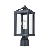 Nipigon 1 Light Outdoor Post Mount 15.25 Inch Tall X 5.75 Inch Wide by DVI - DVP41277