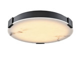 Petra 30W 1 LED Flush Mount 2.75 Inch Tall and 16 Inch Wide by DVI - DVP42048