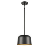 Tuque 12W 1 LED Pendant 6.75 Inch Tall and 9.75 Inch Wide by DVI - DVP40921
