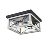 County Fair 2 Light Outdoor Flush Mount 6 Inch X 12.25 Inch Wide by DVI - DVP43370