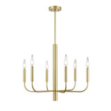 Olivia 6 Light Medium Chandelier by DVI - DVP44026