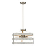 Fort Garry 3 Light Pendant 12.25 Inch Tall and 17 Inch Wide by DVI - DVP41820