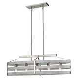 Fort Garry 5 Light Linear Chandelier 13 Inch Tall and 40.5 Inch Wide by DVI - DVP41802