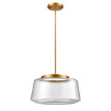 Lunenberg 12W LED Pendant 8.5 Inch Tall and 14 Inch Wide by DVI - DVP43920