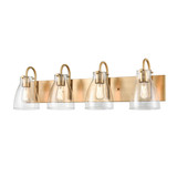 Emma 4 Light Bath Vanity 9.25 Inch Tall and 32.75 Inch Wide by DVI - DVP47044