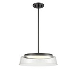 Triptych 24W 1 LED Convertible Pendant 5 Inch Tall and 16 Inch Wide by DVI - DVP46708