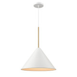 Lily 1 Light Pendant 20.5 Inch Tall and 15.75 Inch Wide by DVI - DVP46120