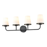 Kanata 4 Light Bath Vanity 11 Inch Tall and 31 Inch Wide by DVI - DVP48044
