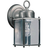 Cube 1 Light Outdoor Wall Lantern by Forte - 1005-01
