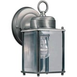 Cube 1 Light Outdoor Wall Lantern by Forte - 1005-01