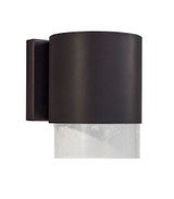 Piston 1 Light Outdoor Wall Lantern 9 Inch Tall by Forte - 1253-01