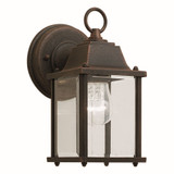 Preston 1 Light Seeded Glass Outdoor Wall Lantern by Forte - 1705-01