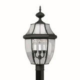 Cambridge 3 Light Outdoor Post Lantern 24 x 12 Inches by Forte  - 1604-03