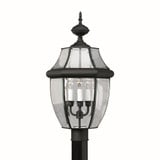 Cambridge 3 Light Outdoor Post Lantern 24 x 12 Inches by Forte  - 1604-03