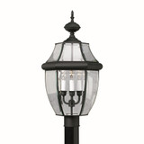 Cambridge 3 Light Outdoor Post Lantern 24 x 12 Inches by Forte  - 1604-03