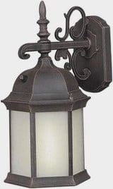Chester One Light Outdoor Wall Lantern by Forte - 17008-01