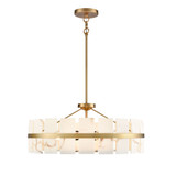 Luna 5 Light Large Pendant 10.25 Inch Tall and 23.5 Inch Wide by DVI - DVP5208
