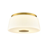 Robson Hall 3 Light Flush Mount 6 Inch Tall and 12.75 Inch Wide by DVI - DVP48542