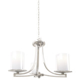 Essex 3 Light Semi Flush Mount 17 Inch Tall and 20 Inch Wide by DVI - DVP9023